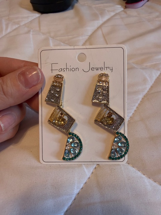 Fashion Jewelry Jewelry - Fashion Jewelry Tequila Themed Drop Earrings Never Worn!